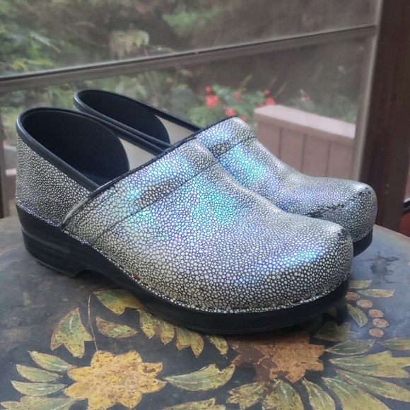 iridescent dansko